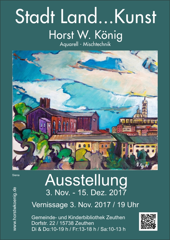 Horst W. König: Aussstellung Stadt Land...Kunst